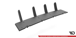 Street Pro Heckschürze Heck Ansatz Diffusor passend für Audi S3 Sportback 8V FL schwarz-rot