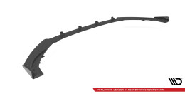 Street Pro Cup Spoilerlippe Front Ansatz für + Flaps für V.1 + Flaps Audi S3 / A3 S-Line Sportback 8V Facelift schwarz Hochglanz