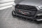 Street Pro Cup Spoilerlippe Front Ansatz für Audi S3 Sportback 8V Facelift SCHWARZ+ HOCHGLANZ FLAPS