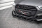 Street Pro Spoilerlippe Front Ansatz + Flaps V.1 passend für Audi S3 / A3 S-Line Sportback 8V FL schwarz Hochglanz