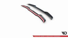 Heck Spoiler Aufsatz Abrisskante passend für Audi S3 / A3 S-Line Sportback 8V schwarz Hochglanz