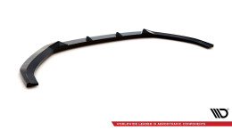 Cup Spoilerlippe Front Ansatz V.1 passend für Audi S3 / A3 S-Line Sportback 8V Facelift schwarz Hochglanz