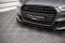 Cup Spoilerlippe Front Ansatz V.1 für Audi S3 Sportback 8V Facelift schwarz Hochglanz