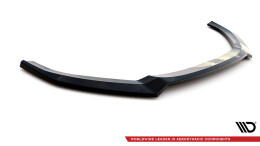 Cup Spoilerlippe Front Ansatz V.2 für Audi S3 Sportback 8V Facelift schwarz Hochglanz