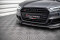 Cup Spoilerlippe Front Ansatz V.3 passend für Audi S3 / A3 S-Line Sportback 8V Facelift schwarz Hochglanz