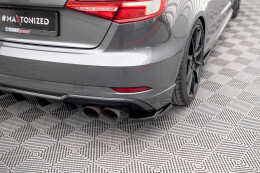 Heck Ansatz Flaps Diffusor V.1 für Audi S3 Sportback...