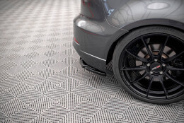 Heck Ansatz Flaps Diffusor V.1 passend für Audi S3 Sportback 8V Facelift schwarz Hochglanz