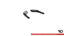 Heck Ansatz Flaps Diffusor V.1 passend für Audi S3 Sportback 8V Facelift schwarz Hochglanz