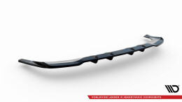 Mittlerer Cup Diffusor Heck Ansatz DTM Look passend für Mercedes-Benz GLE Coupe AMG-Line C167 / C167 Facelift schwarz Hochglanz