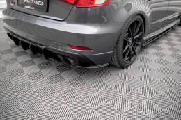 Street Pro Heck Ansatz Flaps Diffusor für Audi S3...