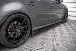 Street Pro Seitenschweller Ansatz Cup Leisten für Audi S3 Sportback 8V Facelift