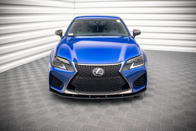 Street Pro Cup Spoilerlippe Front Ansatz passend für Lexus GS F Mk4 Facelift SCHWARZ