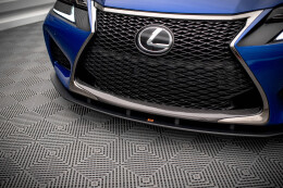Street Pro Cup Spoilerlippe Front Ansatz für Lexus GS F Mk4 Facelift SCHWARZ