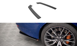 Street Pro Heck Ansatz Flaps Diffusor passend für Lexus GS F Mk4 Facelift SCHWARZ