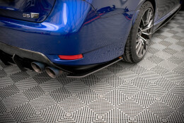 Street Pro Heck Ansatz Flaps Diffusor passend für Lexus GS F Mk4 Facelift SCHWARZ
