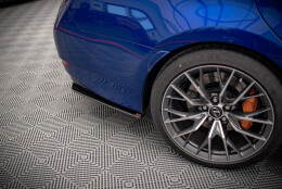 Street Pro Heck Ansatz Flaps Diffusor passend für Lexus GS F Mk4 Facelift SCHWARZ