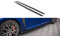 Street Pro Seitenschweller Ansatz Cup Leisten für Lexus GS F Mk4 Facelift SCHWARZ