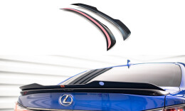 Heck Spoiler Aufsatz Abrisskante passend für Lexus GS F Mk4 Facelift schwarz Hochglanz