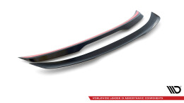 Heck Spoiler Aufsatz Abrisskante passend für Lexus GS F Mk4 Facelift schwarz Hochglanz
