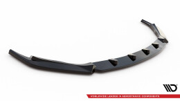 Cup Spoilerlippe Front Ansatz V.1 für Lexus GS F Mk4 Facelift schwarz Hochglanz
