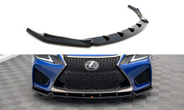 Street+ Spoilerlippe Front Ansatz V.1 passend für Lexus GS F Mk4 FL schwarz Hochglanz