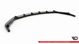 Street+ Spoilerlippe Front Ansatz V.1 passend für Lexus GS F Mk4 FL schwarz Hochglanz