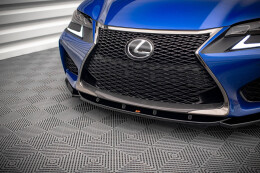 Cup Spoilerlippe Front Ansatz V.2 für Lexus GS F Mk4 FL schwarz Hochglanz