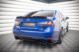 Heck Ansatz Diffusor für Lexus GS F Mk4 Facelift Carbon Look