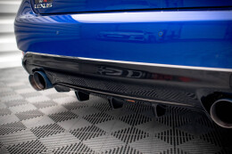 Heck Ansatz Diffusor für Lexus GS F Mk4 Facelift Carbon Look