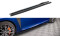 Seitenschweller Ansatz Cup Leisten passend für Lexus GS F Mk4 Facelift schwarz Hochglanz