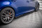 Seitenschweller Ansatz Cup Leisten passend für Lexus GS F Mk4 Facelift schwarz Hochglanz