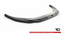 Cup Spoilerlippe Front Ansatz V.2 passend für Audi A4 B9 Facelift schwarz Hochglanz