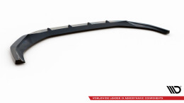 Cup Spoilerlippe Front Ansatz V.2 passend für Audi A4 B9 Facelift schwarz Hochglanz