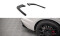 Heck Ansatz Flaps Diffusor für Audi A4 B9 Facelift schwarz Hochglanz