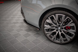 Heck Ansatz Flaps Diffusor V.1 passend für BMW 4er Gran Coupe M-Paket G26 schwarz Hochglanz