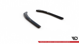 Heck Ansatz Flaps Diffusor V.1 passend für BMW 4er Gran Coupe M-Paket G26 schwarz Hochglanz