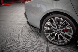 Heck Ansatz Flaps Diffusor V.2 passend für BMW 4er Gran Coupe M-Paket G26 schwarz Hochglanz
