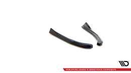 Heck Ansatz Flaps Diffusor V.2 passend für BMW 4er Gran Coupe M-Paket G26 schwarz Hochglanz