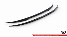 Heck Spoiler Aufsatz Abrisskante 3D für V.1 BMW X6 F16 M-Paket / X6 M F86 schwarz Hochglanz