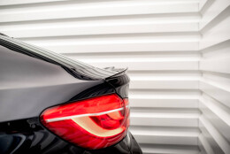 Heck Spoiler Aufsatz Abrisskante 3D für V.1 BMW X6 F16 M-Paket / X6 M F86 schwarz Hochglanz