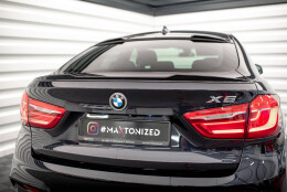 Heck Spoiler Aufsatz Abrisskante 3D V.1 passend für BMW X6 F16 M-Paket / X6 M F86 schwarz Hochglanz