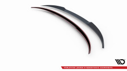 Heck Spoiler Aufsatz Abrisskante 3D V.1 passend für BMW X6 F16 M-Paket / X6 M F86 schwarz Hochglanz