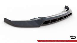 Cup Spoilerlippe Front Ansatz V.2 passend für BMW X6 M-Paket F16 schwarz Hochglanz