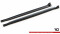 Seitenschweller Ansatz Cup Leisten V.2 passend für BMW X6 M-Paket F16 Carbon Look