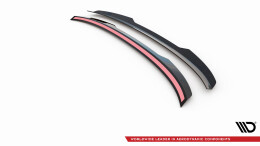 Heck Spoiler Aufsatz Abrisskante passend für Audi A6 Limousine C8 / C8 Facelift schwarz Hochglanz