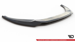 Cup Spoilerlippe Front Ansatz V.3 passend für Audi A6 C8 schwarz Hochglanz
