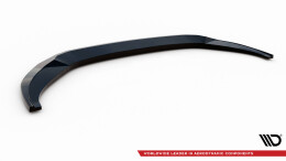 Cup Spoilerlippe Front Ansatz V.3 passend für Audi A6 C8 schwarz Hochglanz