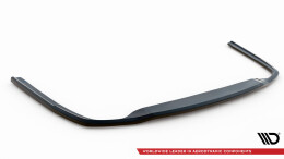 Mittlerer Cup Diffusor Heck Ansatz passend für Audi A6 C8 schwarz Hochglanz