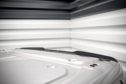 Heck Spoiler Aufsatz Abrisskante passend für Ford Transit Custom Mk1 schwarz Hochglanz