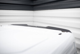 Heck Spoiler Aufsatz Abrisskante passend für Ford Transit Custom Mk1 schwarz Hochglanz